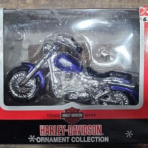 (Set of 7) Harley Davidson Christmas Ornaments.